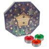 Pan Aroma Christmas Advent Calendar with 24 Scented Tea Lights - Stars