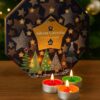 Pan Aroma Christmas Advent Calendar with 24 Scented Tea Lights - Stars