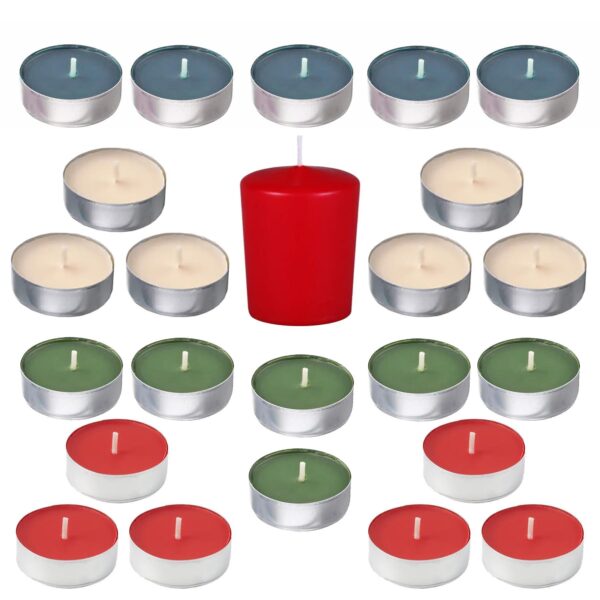 Christmas Advent Calendar with Airpure Scented Tea Lights Candles - Gonk