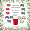 Christmas Advent Calendar with Airpure Scented Tea Lights Candles - Gonk