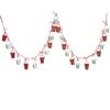 image490959257.jpg Christmas Advent Calendar 24 Mini Metal Buckets With Numbers and Ribbon Hanger