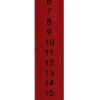 image491022142.jpg 25cm Christmas Countdown Advent Candle Wax - Red