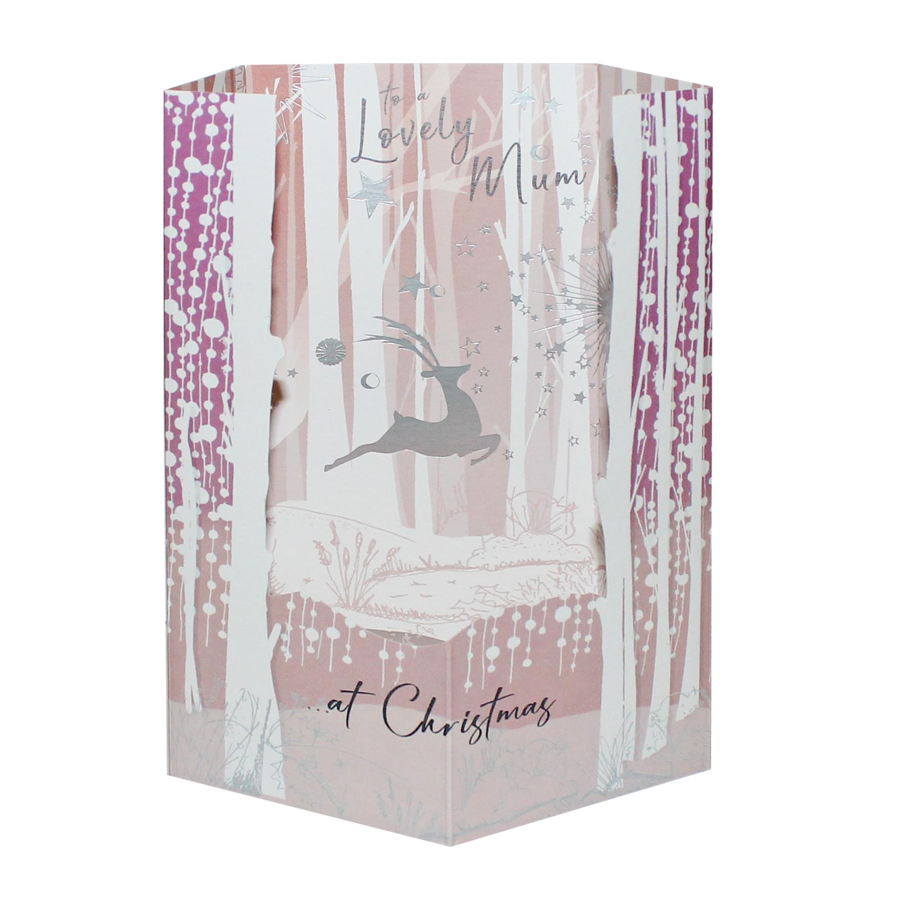 Christmas Card 3D Expanding Greeting Card -  Mum