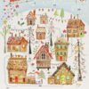 image491088830.jpg Christmas Card Advent Calendar with Red Envelope - Gingerbread Village
