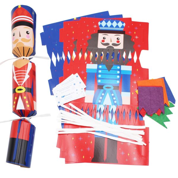 Christmas Cracker Kit 6 Pack Make your Own Snap Free - Nutcracker