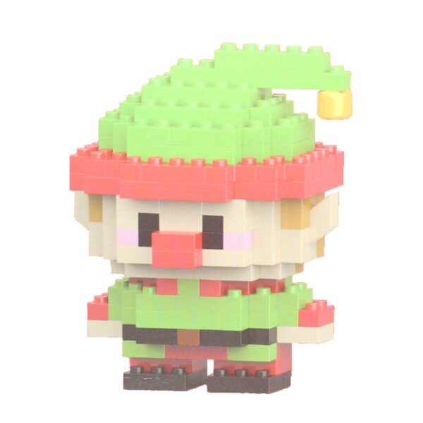 Christmas Mini Building Blocks Figure Stocking Filler 11cm - Elf