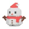 Christmas Mini Building Blocks Figure Stocking Filler 11cm - Snowman