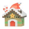 Christmas Mini Building Blocks Figure Stocking Filler 11cm - Gingerbread House