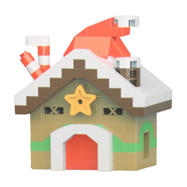 Christmas Mini Building Blocks Figure Stocking Filler 11cm - Gingerbread House