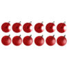 Christmas Red 12 Pack 30mm Baubles Glitter / Plain Decorations