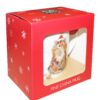Christmas Mug Bug Art Festive Design Tableware - Fluffy Cat