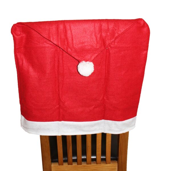 Christmas Dining Chair Covers Set of 4 Novelty Santa Design