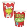 image491201302.jpg Christmas Grinch Paper Cups 8 Pack Disposable Party Tableware Red