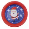 image491202598.jpg Christmas Paper Plates 8 Pack Disposable Party Tableware Santa Design