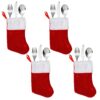 image491203822.jpg Christmas Cutlery Holders 4 Pack Red Felt Christmas Stocking Design