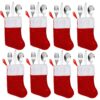 image491204130.jpg Christmas Cutlery Holders 8 Pack Red Felt Christmas Stocking Design