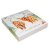 Christmas Coasters Cork Back Set of 4 Tableware - Snowy Highland Cow