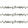 Christmas Artificial Holly Garlands Set of 3 Window, Mantel, Stair Decorations