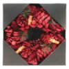Christmas Artificial Wreath with Pine Cones 30cm Red with Cinnamon
